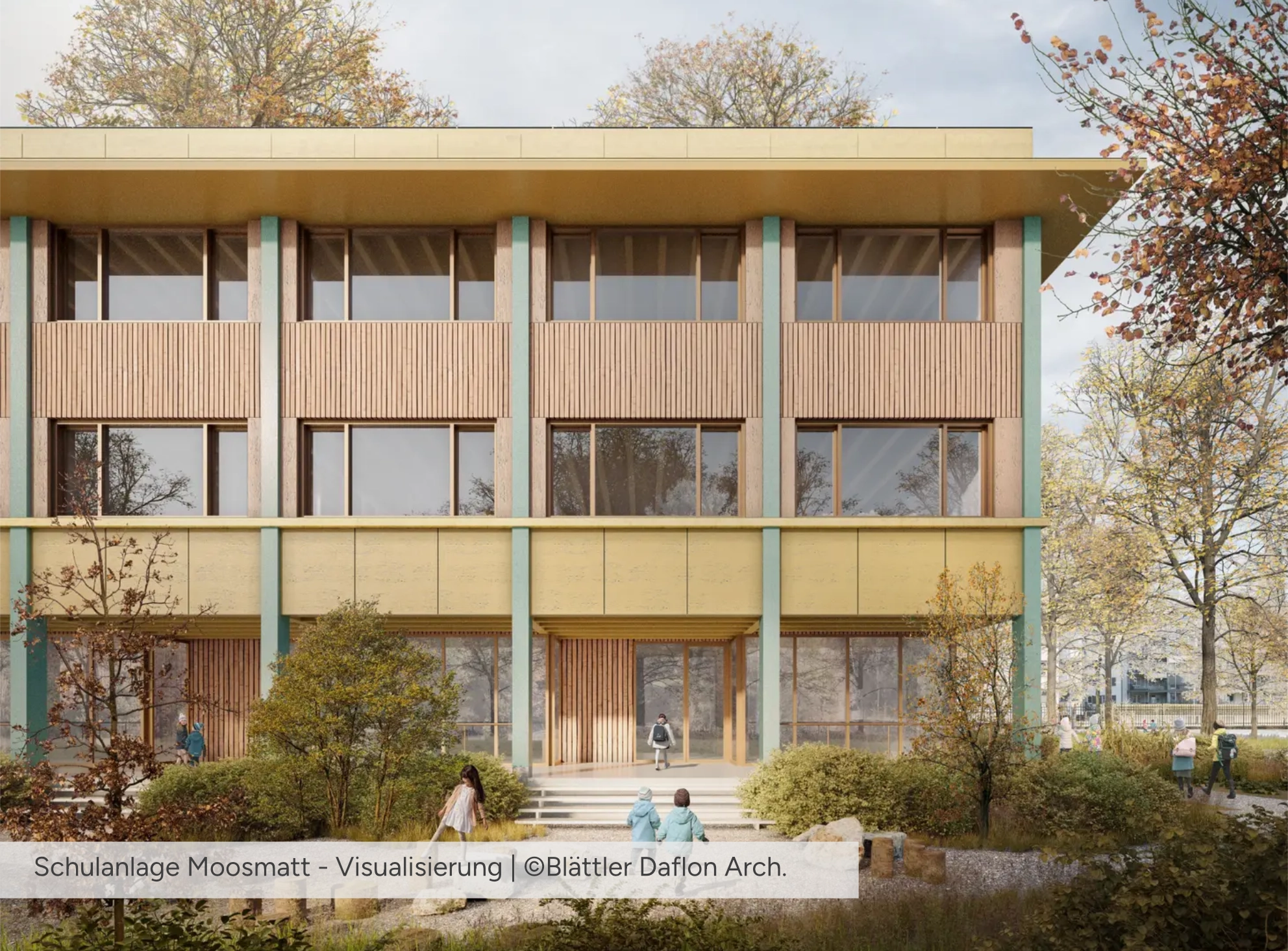 Moosmatt - Visualisierung Erweiterungsbau