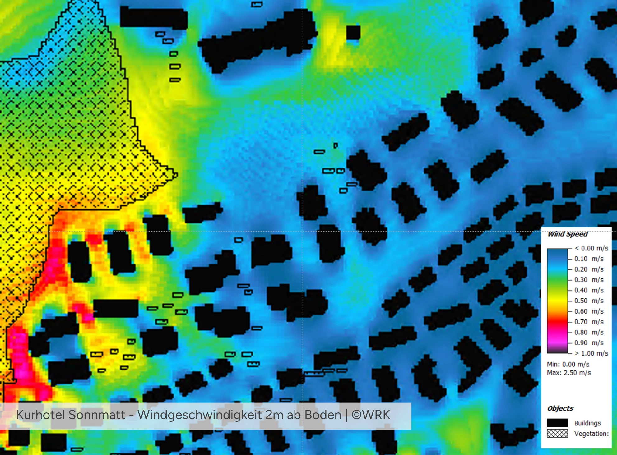 Kurhotel Sonnmatt Windgeschwindigkeit 2m ab Boden